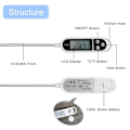 Miniatyrbild 5 av 5: Köttmatgodis Termometer, Sond Instant Read Termometer, Digital Matlagning Kök BBQ Grill Termometer med Lång Sond