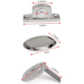 Pikkukuva 2 / 5: Vahva magneettinen metalliovenpysäytin, raskas ovenpysäytin 3M S:llä