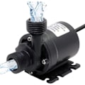 Miniatyrbillede 2 af 5: Cirkulationspumpe DC 12V 800L/H 5M Vandcirkulationssystem Sort