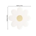 Miniatyrbilde 3 av 3: 20 stk. engangstallerkener i papir, blomsterform, festlige papirtallerkener til piknik