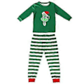 Miniatyrbild 1 av 3: Jul Grinch Familj Matchande Pyjamas Set Topp Randiga Byxor Outfit Sovkläder Jul Hem Nattkläder För Män Kvinnor Barn -NMAOV(12-18 M Barn)