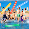Miniatyrbillede 5 af 5: 4 Stykker 105cm Pool Oppustelig Stav, Oppustelig Pooloverflade, Farverigt PVC Voksen Udendørs Vandlegetøj Sommer Svømmepøl Strand
