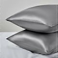 Miniatyrbilde 5 av 5: Silkesatin Putesett for Hår - BPC Seng Putesett Queen Størrelse Sett med 2 for Hår og Hud, Satin Putesett 20x30 tommer, Putesett med Konvolutt