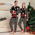 Miniatyrbilde 2 av 3: Julepyjamas for familien - matchende pyjamas til pappa, mamma, datter og sønn - trykte nattkjoler - julepyjamas - pysjsett (4XL pappa)