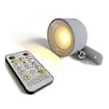 Miniatyrbillede 1 af 5: Genopladelig væglampe sengelampe læselampe genopladelig bærbar touch justerbar natlampe magnetisk suge skabslys (Hvid)