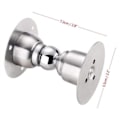Miniatyrbilde 2 av 5: 2 stk (børstet stål) magnetisk dørstopper, rustfritt stål med 3M D