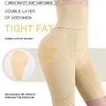 Miniatyrbilde 2 av 3: Shapewear Polstret Rumpeforsterker Truser Høy Midje Trener For Kvinner Magekontroll Kroppsformer Hofteforsterker Lårslanker (5XL BEIGE)