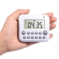 Miniatyrbild 5 av 5: Stor LCD Digital Kökstimer Nedräkningsklocka 99 Minuter Alarm Batteridriven Grå