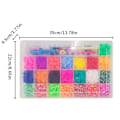Miniatyrbild 4 av 4: Loom Bands Kit - 4400 st i 22 färger Multicolor