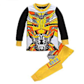 Miniatyrbild 1 av 3: Barnens pojke pyjamasuppsättning nattkläder T-shirt och sovbyxor Avengers tryck (5-6 år Transformers)