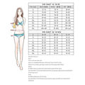 Miniatyrbild 2 av 3: Baddräkt för flickor, endelat bikini, sexig, smal, urringad, snygg rygg, plus size, damkläder, xxxl, vita ränder