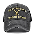 Miniatyrbild 4 av 5: Yellowstone Dutton Ranch Criss-Cross Ponytail Basebollkeps med Broderi Sommarhatt (A)