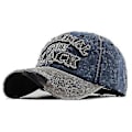Miniatyrbillede 1 af 5: Retro Casual Vasket Baseball Cap (Navy Grey)