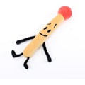 Pikkukuva 5 / 5: Pehmolelu, söpö piirretty mini Bfdi pehmolelu Leafy Flower Fire Teardro