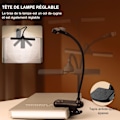 Pikkukuva 3 / 5: 14 LED-kaksoispäälukuvalo, USB-ladattava leikattava Readi