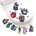 Miniatyrbilde 1 av 5: 10 stk 3D Høyre Sandaler Smykker (Tegneseriemonster), Sko Charms,