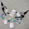 Miniatyrbillede 2 af 2: Elves Behavin Badly Elf Blød Legetøj med Lange Ben Krop Sort Julepynt (Dreng)