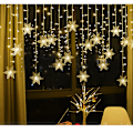 Pikkukuva 1 / 5: Lämmin Valkoinen LED Lumivyöhyke Valot 2m*1m 8 Tilaa 5V USB Jouluvalot