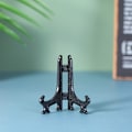 Miniatyrbillede 3 af 5: 12 Pak Sort Plastik Plade Staffeli - Sort - 3 Tommer, Display Stativ
