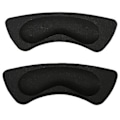 Miniatyrbild 1 av 2: 1 Par Sticky Fabric Sponge Grips Anti-abrasion Skor Bakhäl Foder Skydd Innersula Pads (Svart)