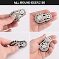 Miniatyrbillede 5 af 5: Cykelkæde Gear Fidget Spinner Metal Tandhjul Legetøj ( )