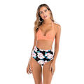 Miniatyrbillede 4 af 5: Piges badedragt split  dametøj sexet samlet bryst  bikini badetøj 2xl Retro
