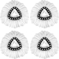 Miniatyrbild 1 av 2: 4-pack snurrande mopprefill - utbytesmopphuvud, mikrofibermopp
