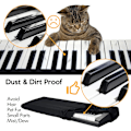 Miniatyrbilde 3 av 5: Piano Keyboard Dust Cover, 61 Key Piano Music Keyboard Cover, Str