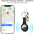 Pikkukuva 2 / 5: AirTag-avaimenperä Apple AirTag -pidikkeelle, 4 kpl suojaavaa PU-nahkaa