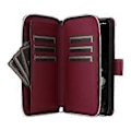 Miniatyrbillede 3 af 5: Til iPhone 11 Pro Etui Rhombus PU Læder Flip Telefon Cover Lynlås Pung (Style D)
