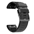 Miniatyrbillede 2 af 5: Type B Diamanttekstur Urrem til Garmin Tactix 7 Pro/Fenix 7X/6X Pro/5X Plus, 26mm Tofarvet (Style B)