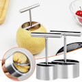 Miniatyrbillede 1 af 5: Rustfrit stål frugtkærne separator æble pære kerne separator fr