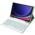 Pikkukuva 2 / 5: Type C A710B Samsung Galaxy Tab S9 X710/X716B/X718U Bluetooth-näppäimistöllä varustettu suojakotelo PU+TPU (Tyyli C)