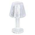 Miniatyrbillede 3 af 5: Krystal Diamant Bordlampe Stærk Lystransmission Gennemsigtighed Mini Krystal Bordlampe Vandtæt Soveværelse Sengelampe