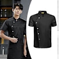 Pikkukuva 4 / 5: Ravintola-alan vaatteet Uniform Work Plus -koko M-koko valkoinen (L-koko musta)