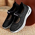 Miniatyrbilde 5 av 5: Plattform Sneakers Damesko Tykk Såle Slip-on Løpesko For Arbeid Restaurant Utflukter Flerfarget Valgfritt (38 Grå)
