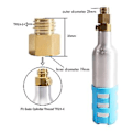 Miniatyrbillede 2 af 5: Cylinder Stream Trådkonverter Adapter Match Quooker Cube Tank Hun Tr21-4 til Han Tr21-3