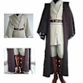 Miniatyrbillede 1 af 2: Star Wars Obi-Wan Kenobi Jedi Ridder Voksen Kostume Kappe Dragter Halloween V1 (S sort)