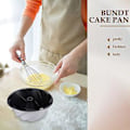 Miniatyrbillede 2 af 5: 9-Tommer Non-Stick Riflet Kageform Rund Kageform Specialitet og Nyhedskageform