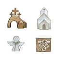 Miniatyrbillede 1 af 4: Jesus Grav - Påske Bakke Bundt Kit Kontor Træ Khaki Kreativ Til Indendørs Juletegn Skole Hjem Hvid Unik (A)