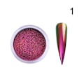 Miniatyrbillede 1 af 5: Perleffekt neglepulver 3 farver 3 stykker Neglekunst krom negle