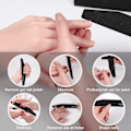Miniatyrbillede 3 af 5: Sort - 50 stk. Dobbeltsidede Neglefile Neglekunst Manicure Værktøjer Cu