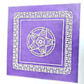 Miniatyrbilde 1 av 2: Tarotkort-duk med rutenett, astrologi, spådom, alter, fløyelsmatte, 49*49cm (lilla)