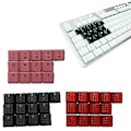 Pikkukuva 2 / 5: Liukumattomat Tekstuuri Keycapit 13kpl PBT Keycap OEM Profiili G915TK LKeycapille (Vaaleanpunainen)