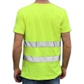 Pikkukuva 3 / 5: Heijastavat Hi Vis -turvallisuuslyhyt hihainen T-paita Työvaatteet Työpaita Miehille Naisille (2XL Keltainen)