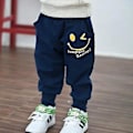Miniatyrbild 1 av 4: Barn Pojkar Casual Långa Byxor Tryckt Sweatpants Byxor (5-6 År Marinblå)