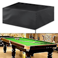 Miniatyrbillede 2 af 5: Kraftig Vandtæt Billard Snooker Pool Bord Cover Støvbeskyttelse (260*135*82cm grå)