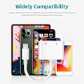 Miniatyrbillede 5 af 5: 4 i 1 hovedtelefonadapter til iPhone, [Apple Mfi-certificeret] Dual L