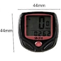 Miniatyrbillede 5 af 5: Vandtæt Cykelcomputer Cykelmåler Odometer Speedometer LCD Display Cykelcomputer Velocimetro Kablet Stopur