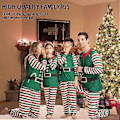 Miniatyrbild 2 av 5: Familjematchande Julpyjamas Jultomte Tema Pyjamas Mamma Pappa Barn Pyjamas Set Nattkläder Sovkläder (5-6 År Barn)